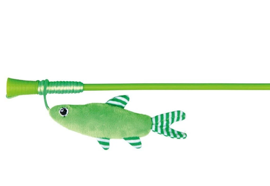 Trixie Canne à Pêche Poisson Vert Pour Chat 2 Trixie Canne à Pêche Poisson Vert Pour Chat