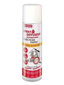 Beaphar Spray & Diffuseur Automatique Insecticide Habitat 500 Ml