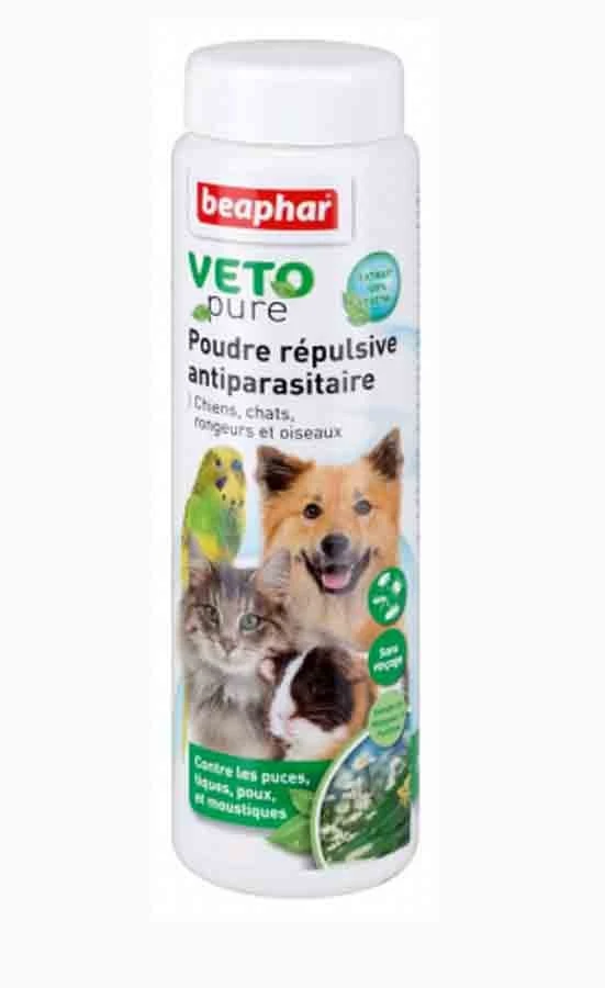 Beaphar VETOpure Poudre Répulsive Antiparasitaire 60 G 3 Beaphar VETOpure Poudre Répulsive Antiparasitaire 60 G