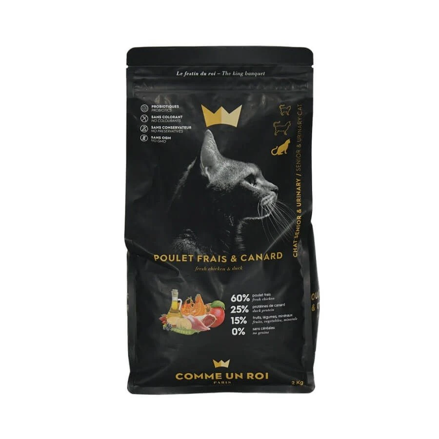 Comme Un Roi Chat Senior Poulet Canard 2 Kg 3 Comme Un Roi Chat Senior Poulet Canard 2 Kg