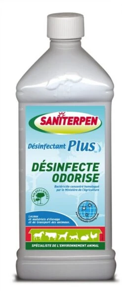 Saniterpen Désinfectant Plus Fraicheur Verte 1 L
