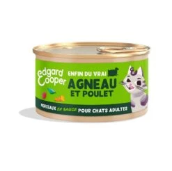 Edgard & Cooper Agneau & Poulet Chat 18 X 85 G