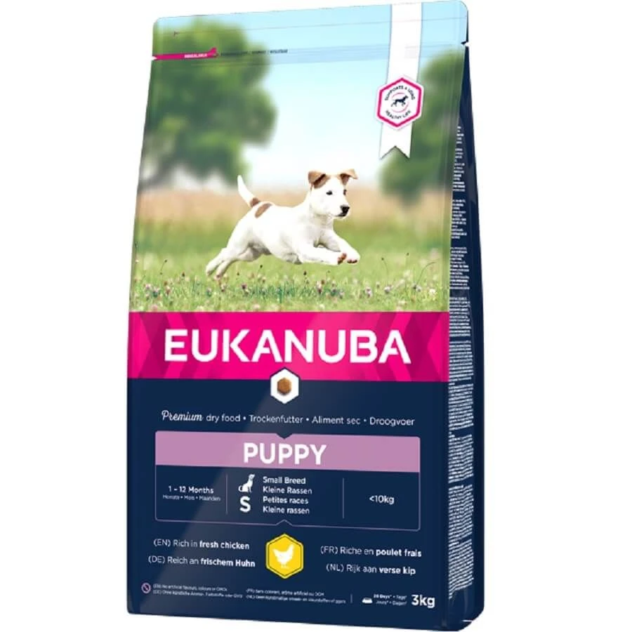 Eukanuba Growing Puppy Petite Race Au Poulet 3 Kg