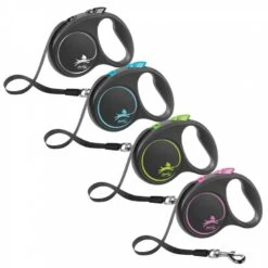 Flexi Black Design Laisse Sangle L Rose 5 M -Animalerie flexi black design laisse sangle 11