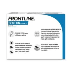 Frontline Spot On Chien De 40-60 Kg 4 Pipettes -Animalerie frontline spot on chien de 40 60 kg 4 pipettes 2