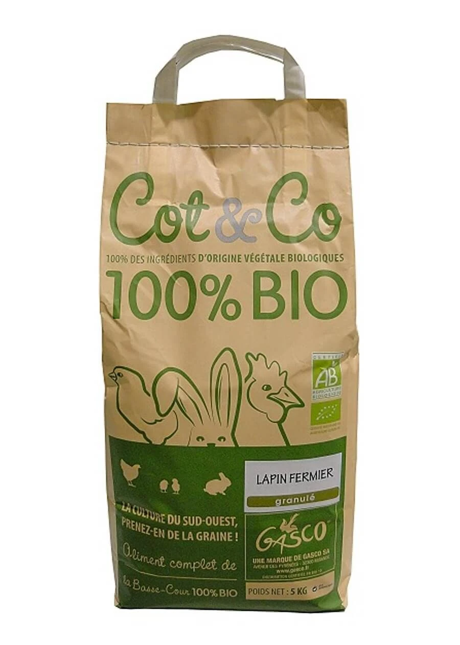 Gasco Cot & Co Bio Lapin 5 Kg 3 Gasco Cot & Co Bio Lapin 5 Kg