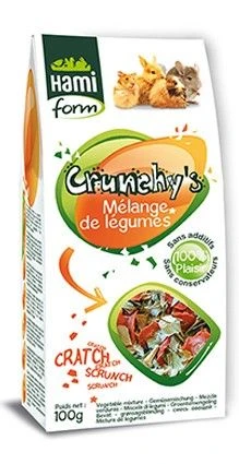 Hami Form Friandises Crunchy's Melange De Legumes Rongeurs 100 G