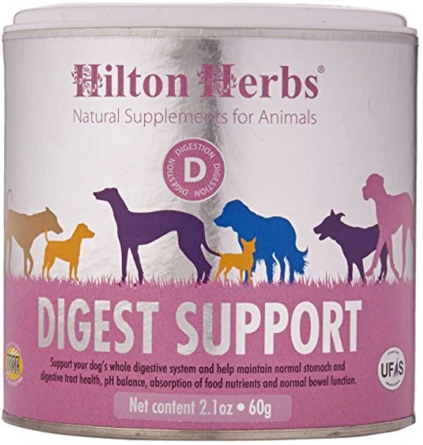 Hilton Herbs Digest Support Chien 60 G 3 Hilton Herbs Digest Support Chien 60 G