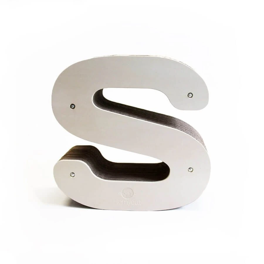 Homycat Griffoir Pour Chat Lettre S - Destockage 3 Homycat Griffoir Pour Chat Lettre S - Destockage