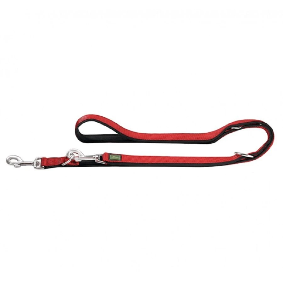 Hunter Laisse Neopren Vario Pour Chien Rouge 2 M 3 Hunter Laisse Neopren Vario Pour Chien Rouge 2 M