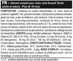 Royal Canin Jack Russell Adult 1.5 Kg -Animalerie jack russell adulte bhn composition