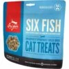 Orijen 6 Fish Cat Treats Chat 35 G -Animalerie orijen six fish cat treats chat la compagnie des animaux 1