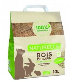 Perlinette Litière Bois De Sapin 3,4 Kg / 10 L