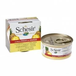 Schesir Filets De Poulet Ananas Pour Chat 14 X 75 G