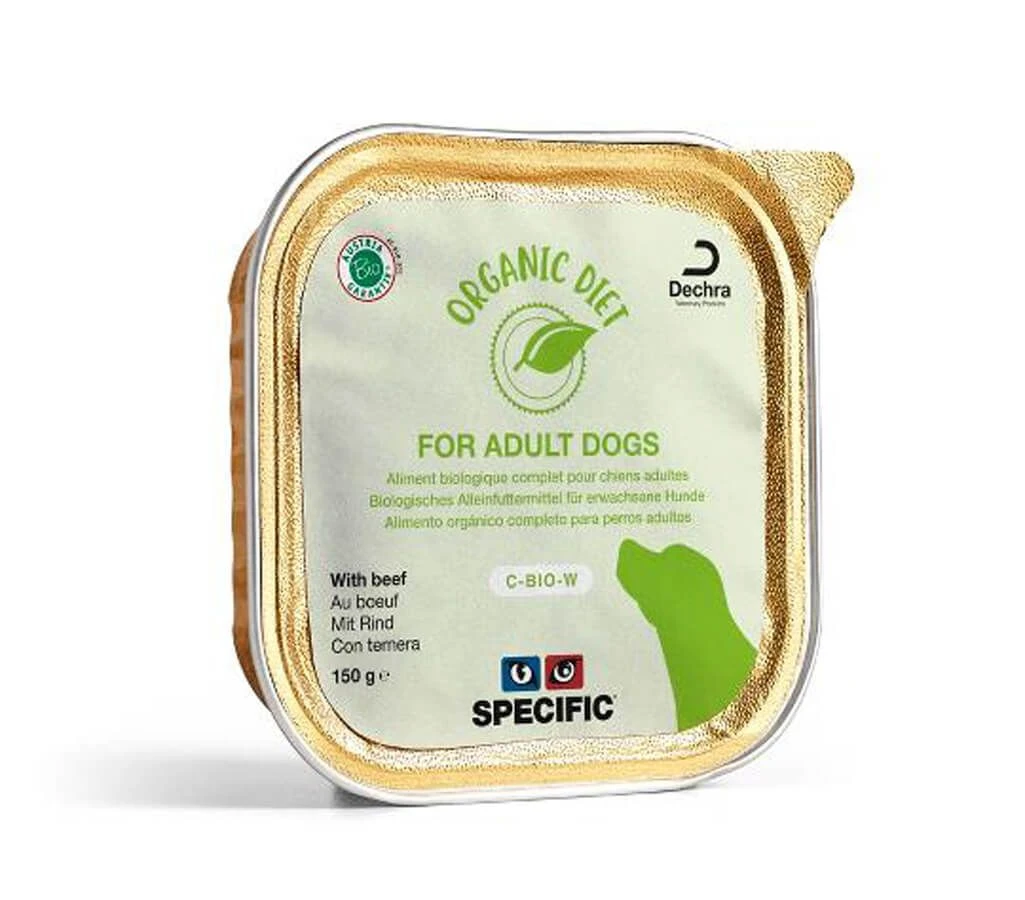 Specific Organic Diet Adult Au Boeuf Pour Chien 5 X 150 Grs 3 Specific Organic Diet Adult Au Boeuf Pour Chien 5 X 150 Grs