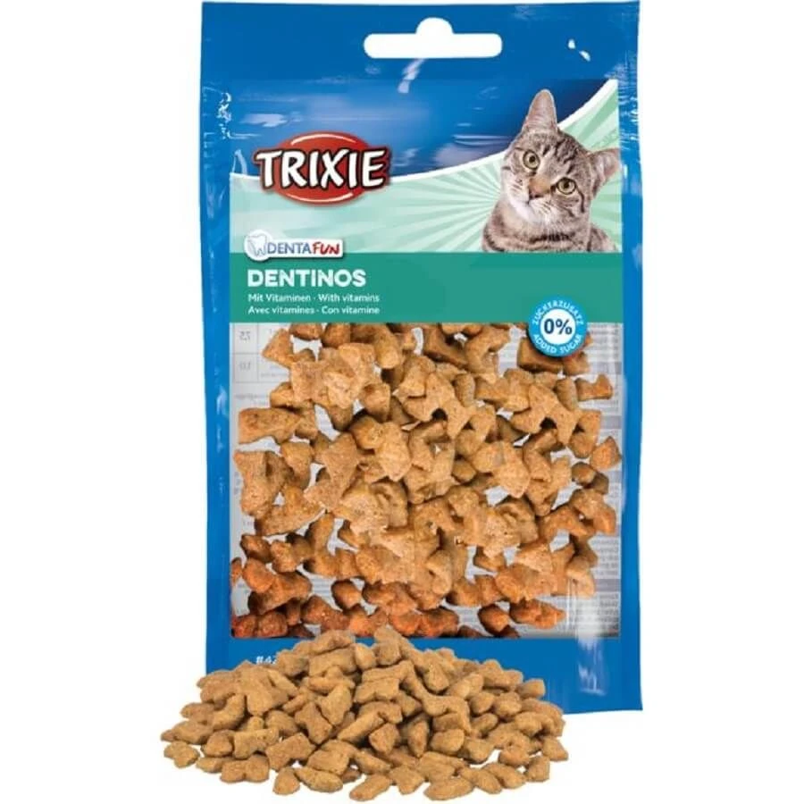 Trixie Friandises Denta Fun Dentinos Pour Chat 50 G 3 Trixie Friandises Denta Fun Dentinos Pour Chat 50 G