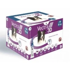 Vectra 3D Chien 10 à 25 Kg 12 Pipettes