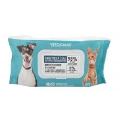 Vétocanis Lingettes Nettoyantes Chien Chat X72