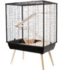 Zolux Cage NEO Cosy Noir -Animalerie zolux cage neo cosy noir 2