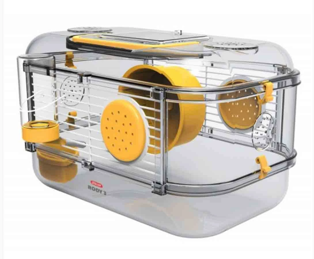 Zolux Cage RODY.3 Mini Jaune 3 Zolux Cage RODY.3 Mini Jaune